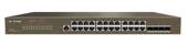 IP-COM G5328F 24 PORT GIGABIT + 4X1GB SFP UPLINK L3 YÖNETİLEBİLİR RACKMOUNT SWITCH thumbnail 1