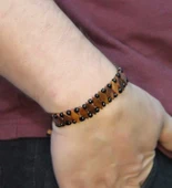 Doğal Kuka Ağacı Erkek Asansörlü Ayarlanabilir Bileklik eub115 thumbnail 3