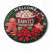 Welcome Kapı ve Duvar Süsü It's Cold Outside thumbnail 6