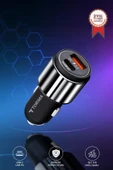 Torima C16 45W Silver Araç Şarj Cihazı Type-C Kablolu Hızlı Şarj Adaptörü thumbnail 1