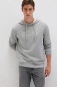 Mavi 065606-28387 Logo Baskılı Kapüşonlu Erkek Sweatshirt thumbnail 3