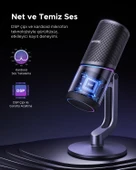 UGREEN Mikrofon 24bit/96kHz Işıklı USB Ses Kontrolü, Yayın, Oyun, Kayıt, PS5 Kondenser Mikrofon, 35629 thumbnail 3