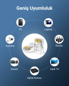 UGREEN Cat6 RJ45 Konnektör 10'lu Paket, 50961 thumbnail 7