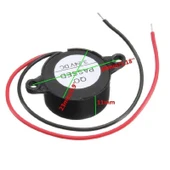 3-24V Devreli 22.6mm Kulaklı Buzzer - Siyah thumbnail 8