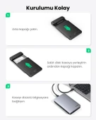 UGREEN USB to USB C Gen2 2,5'' Hard Disk Kutusu, 70498 thumbnail 7