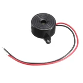3-24V Devreli 22.6mm Kulaklı Buzzer - Siyah thumbnail 5