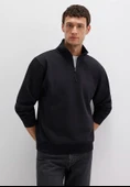 Mavi 0S10278 Basic Yarım Fermuarlı Sweatshirt thumbnail 1