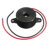3-24V Devreli 22.6mm Kulaklı Buzzer - Siyah thumbnail 1