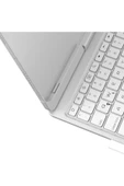 LitaeTrend iPad Pro 11 (2024) F11 ATS Kılıf Magic Dönen Klavyeli Tablet Kılıf - Gümüş thumbnail 3
