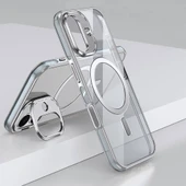 Gpack iPhone 16 uyumlu Kılıf Wlons Magsafeli Renkli Çerçeve Standlı Efsane Kapak thumbnail 2