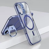 Gpack iPhone 16 uyumlu Kılıf Wlons Magsafeli Renkli Çerçeve Standlı Efsane Kapak thumbnail 3