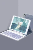 LitaeTrend iPad Air 11 (2024) Kılıf KC01 Smart Klavyeli Tablet Kılıfı - Lacivert thumbnail 1