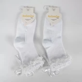 LitaeTrend Ayçıl Aks. Kız Soket Çorap K22230 Beyaz thumbnail 1