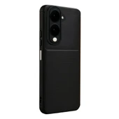 Gpack Vivo Y29S uyumlu Kılıf Negro Karbon Görünümlü Silikon thumbnail 1