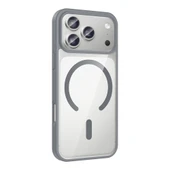 Gpack iPhone 17 Pro Max uyumlu Kılıf Ege Transparan Wireless Şarj Özellikli Buttom Magsafe Silikon thumbnail 4