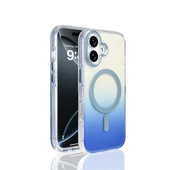 Gpack iPhone 17 uyumlu Kılıf Toros M-Safe Şarj Özellikli Transparan Renk Geçişli Silikon thumbnail 5