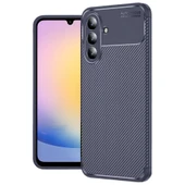 Gpack Samsung Galaxy S25 FE uyumlu Kılıf Negro Karbon Görünümlü Silikon thumbnail 3