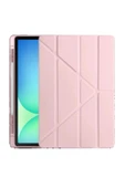 LitaeTrend iPad Pro 13 (2024) Kılıf Kalemlikli Hugo Tablet Kılıfı - Rose Gold thumbnail 3