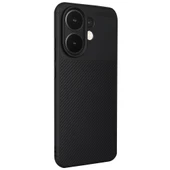 Gpack Vivo V60 5G uyumlu Kılıf Negro Karbon Görünümlü Silikon thumbnail 1