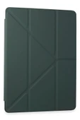 LitaeTrend Samsung Galaxy T870 Tab S7 11 Kılıf Kalemlikli Mars Tablet Kılıfı - Koyu Yeşil thumbnail 1