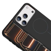 Gpack iPhone 17 Pro uyumlu Kılıf Edi Silikon M-Safe Şarj Özellikli thumbnail 2