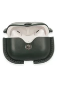 LitaeTrend Airpods Pro 2 (2.nesil) Çanta Deri Kılıf - Haki Yeşil thumbnail 3
