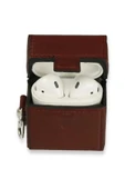 LitaeTrend Airpods 2 (2.nesil) Deri Kılıf - Bordo thumbnail 2