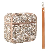 Gpack Airpods 3. Nesil uyumlu Kulaklık Kılıfı Bilek Askı Aparatlı Simli Airbag 45 thumbnail 3