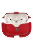 LitaeTrend Airpods Pro 2 (2.nesil) Çanta Deri Kılıf - Kırmızı thumbnail 3