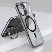 Gpack iPhone 16 uyumlu Kılıf Wlons Magsafeli Renkli Çerçeve Standlı Efsane Kapak thumbnail 1