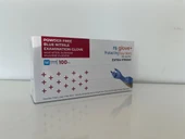 Pudrasız Nitril Muayene Eldiveni Kimyasal Dayanımlı Lateks İçermez Gıdaya Uygun Tek Kullanımlık Mavi Eldiven thumbnail 1