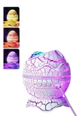 LitaeTrend Yumurta Şeklinde Su Dalgalı Bluetooth Speaker Lamba Renkli Şarjlı thumbnail 5