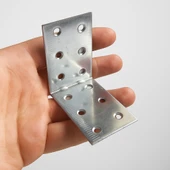 L Demir Gönye (25 ADET) 40x60x60 mm Metal Mobilya Bağlantı Aparatı Raf Köşe Sabitleme Demiri thumbnail 4