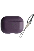 LitaeTrend Airpods 3 (3.nesil) 405 Deri Kılıf - Mor thumbnail 1