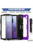 LitaeTrend Samsung Galaxy Tab A7 10.4 Kılıf Pars Tablet Kapak - Mor thumbnail 5