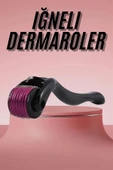 LitaeTrend Derma Roller Titanyum Uçlu 540 İğneli 1 Mm Saç Sakal Çıkarma Ve Cilt Bakım Masaj Aleti thumbnail 2