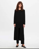 T24Y-9021 MISSDALIDA TEMİZ KESİM DÜZ RENK DÜĞMELİ HIRKA thumbnail 2