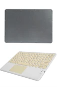 LitaeTrend Touchpad Uyumlu Bluetooth Klavye Slim Kablosuz Wifi Q Klavye thumbnail 5