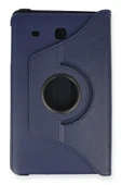 LitaeTrend Samsung Galaxy T560 Tab E 9.7 Kılıf 360 Tablet Deri Kılıf - Lacivert thumbnail 2