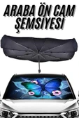 LitaeTrend Güneş Önleyici Katlanabilir Oto Araba Güneşlik Şemsiye Tip Ön Cam thumbnail 2
