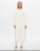 T24Y-9021 MISSDALIDA TEMİZ KESİM DÜZ RENK DÜĞMELİ HIRKA thumbnail 7