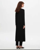 T24Y-9021 MISSDALIDA TEMİZ KESİM DÜZ RENK DÜĞMELİ HIRKA thumbnail 4