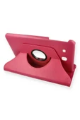 LitaeTrend Samsung Galaxy T560 Tab E 9.7 Kılıf 360 Tablet Deri Kılıf - Pembe thumbnail 1
