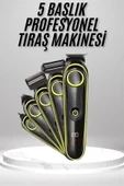 LitaeTrend Saç Sakal Vücut Tıraş Makinesi 5in1 Kablosuz Burun Kulak Tıraş Makinesi thumbnail 2