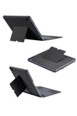 LitaeTrend T5509D iPad Pro 12.9 (2022) Kılıf Palermo Ledli Klavyeli Standlı Tablet Kılıfı - Siyah thumbnail 3