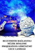 LitaeTrend Dinozor Yumurtası Gece Masa Lambası Bluetooth Hoparlör 14 Renk Seçeneği thumbnail 1