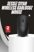 LitaeTrend Ergonomik Tasarım Kablosuz Siyah Mouse Hassas Uzun Ömürlü thumbnail 1