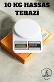 LitaeTrend Hassas Terazi 10 kg Kapasiteli, Yüksek Hassasiyetli Dijital Mutfak TLTsı thumbnail 2