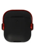 LitaeTrend Airpods 2 (2.nesil) Cool Kılıf - Siyah-Kırmızı thumbnail 2