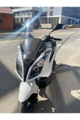 MOTOCAM Kymco Downtown Siperlik Ön Cam 2009-2017 Model 78cm şeffaf Renkli 4mm UZUN CAM thumbnail 3